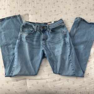 Wrangler Light Blue Relaxed Boot Jeans